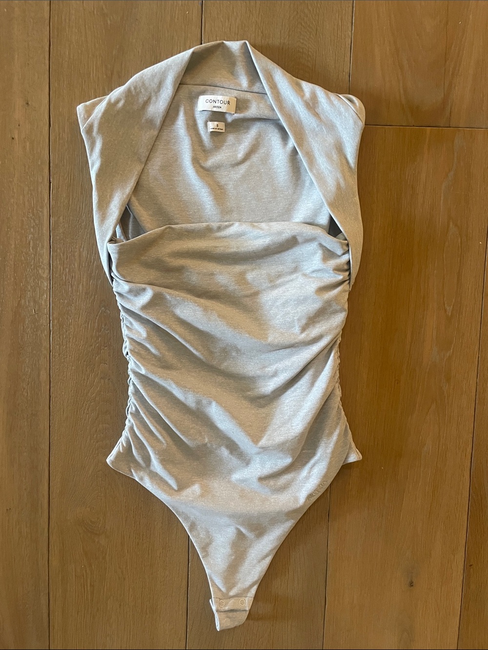 Aritzia Contour Light Gray Bodysuit- size S